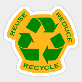 reuse reduce recycle Sticker